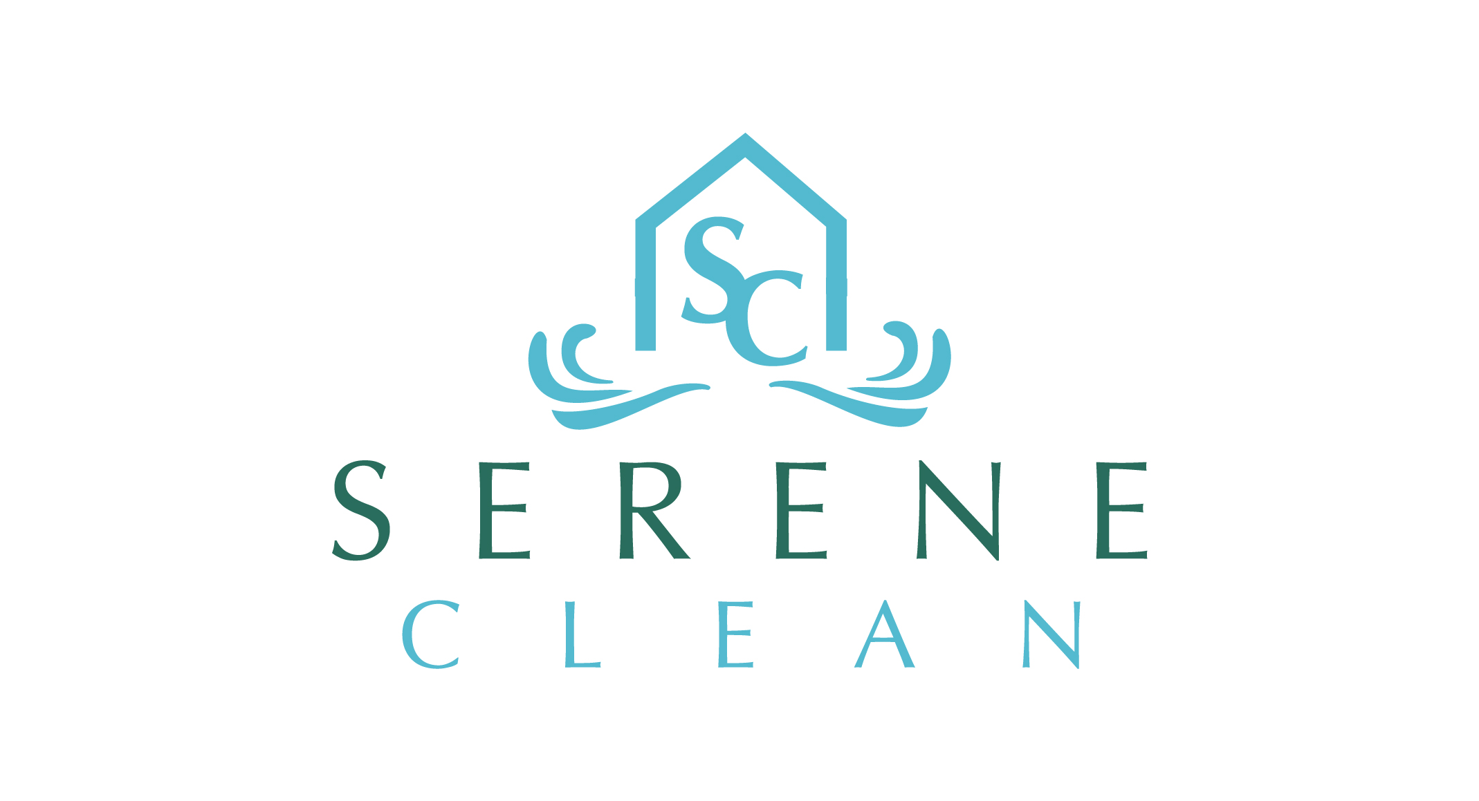 serene clean full logo